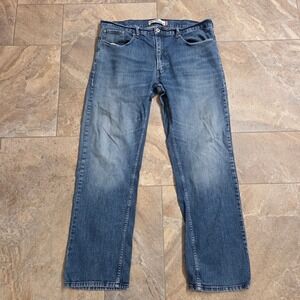 Levis 559‎ Relaxed Straight Leg Jeans Mens Size 38x32 Blue Denim Casual
